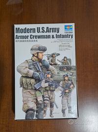 Set Modern U.S. Army crewman & infantry