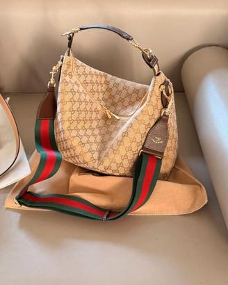 Borsa a tracolla Gucci da donna in tela