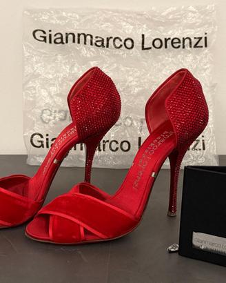 Sandali Peep Toe Gianmarco Lorenzi "Black Label"