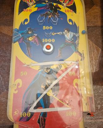 flipper Zorro vintage fine anni  ' 70