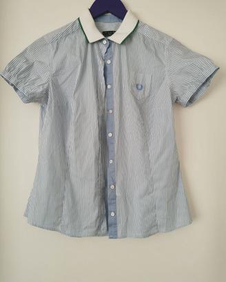 Camicia camicetta donna a righe Fred Perry M