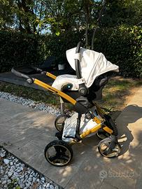 Passeggino Trio Junama Diamond Gold completo
