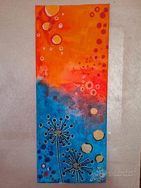 quadro moderno acrilico astratto fatto a mano