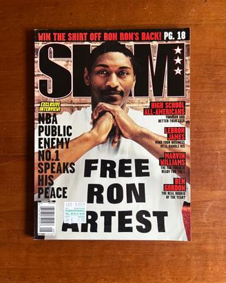 RIVISTA SLAM MAGAZINE NBA #90 AGOSTO 2005 ARTEST