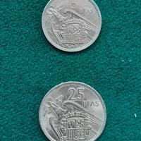 Monete Francisco Franco Caudillo de Espana 1957