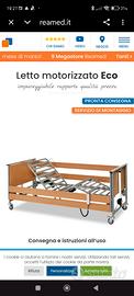 letto elettrico con sponde per degenza 