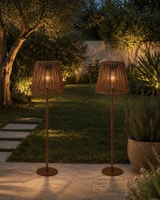 lampada da terra ricarica solare 110 cm