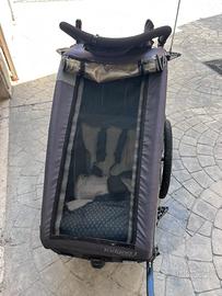 Carrello rimorchio bicicletta Queridoo Kidgoo 1