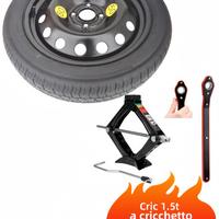 ruotino di scorta 16 per Citroen C3 max 125/85r16