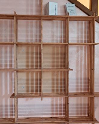 Struttura mensole componibili in legno