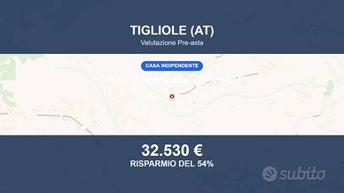 Immobile in asta di 130 m² con box auto a Tigliole