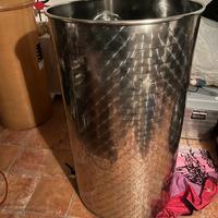 Botte inox 500l con gallegiante ad aria - cisterna