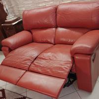 divano 2 posti con relax + divano 3 posto