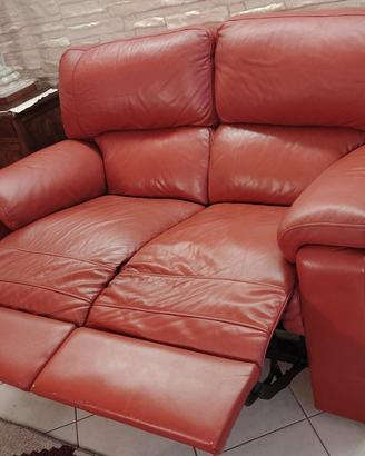 divano 2 posti con relax + divano 3 posto