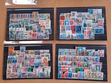 Annata Francobolli Italia Usati dal 1955 al 1962