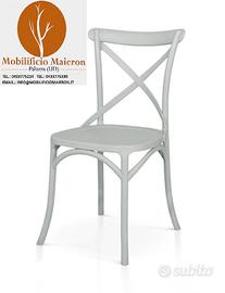 Sedie Cross In Polipropilene Bar Ristorante cd076