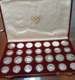 Raccolta Monete Argento Olimpiadi  Mosca 1980