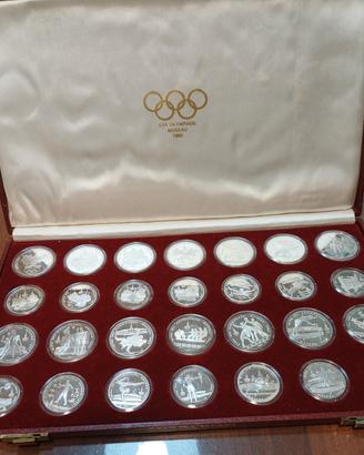 Raccolta Monete Argento Olimpiadi  Mosca 1980