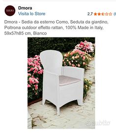 Sedia giardino