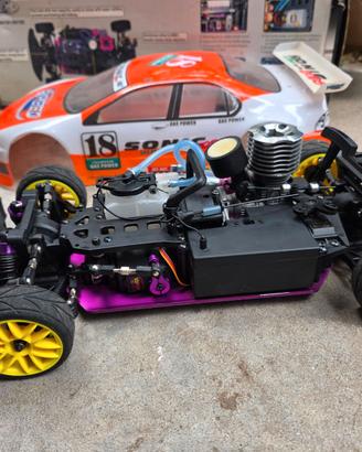 Auto RC a scoppio nitro HSP con radiocomando