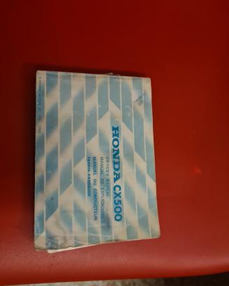 Libretto moto Honda CX500