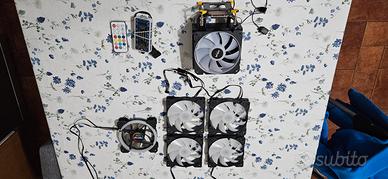 5 Ventole RGB con Controller e Dissipatore