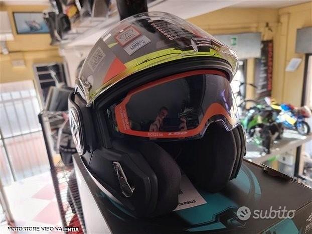 Subito - motostore vibo valentia - Casco modulare ls2 advant ff906 black  H-V yellow - Accessori Moto In vendita a Vibo Valentia