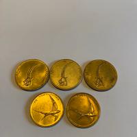 Lotto 5 monete Tolarjev Slovenia