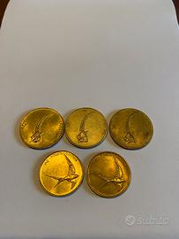 Lotto 5 monete Tolarjev Slovenia