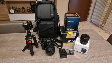 nikon z50 ii kit 18-140 nital viltrox 35 1.7