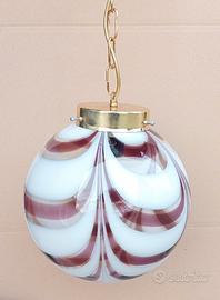 Lampadario in vetro di Murano 