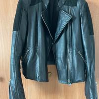 giubbotto di pelle pari nuovo