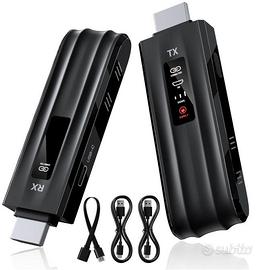 HDMI Wireless Trasmettitore e Ricevitore, Decodifi