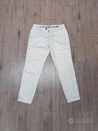 Pantalone Hermitage Slim Fit Bianco - 50
