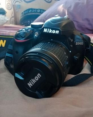 Fotocamera Nikon D3400 + obiettivo 18 - 55 