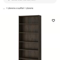 Libreria IKEA Billy marrone come nuova