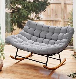 Sedia a dondolo doppia