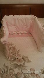 paracolpi imbottito per lettino