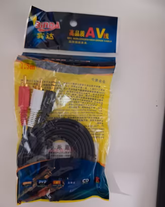 Cavo da Jack audio a RCA rosso e bianco
