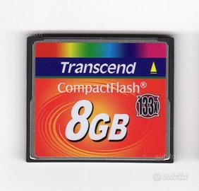 Compact Flash Transcend 8GB 133x