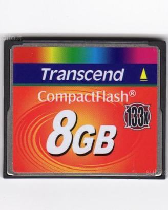 Compact Flash Transcend 8GB 133x