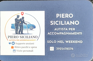 Autista accompagnatore di fiducia