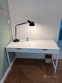 Scrivania Ikea Alex bianca - pari al nuovo