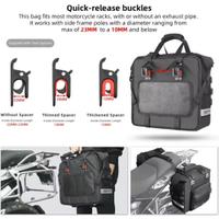 Valige laterali in cordura + telaio rigid interno 