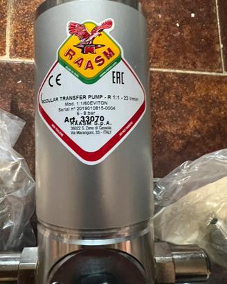 Pompa olio pneumatica