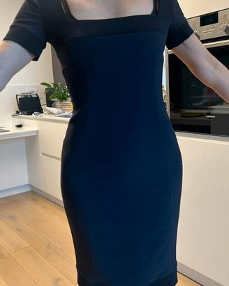 Vestito Ferrè colore blu e nero taglia 44