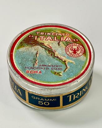 Scatola in latta del tabacco Trinciato Italia
