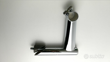 Attacco manubrio pipa piantone ITM cromato NOS da