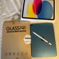 iPad 10ª gen 256GB Wi-Fi Blu + Apple Pencil USB-C