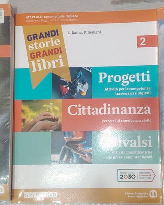 libro Antologia 2 media  Grandi Storie grandi libr